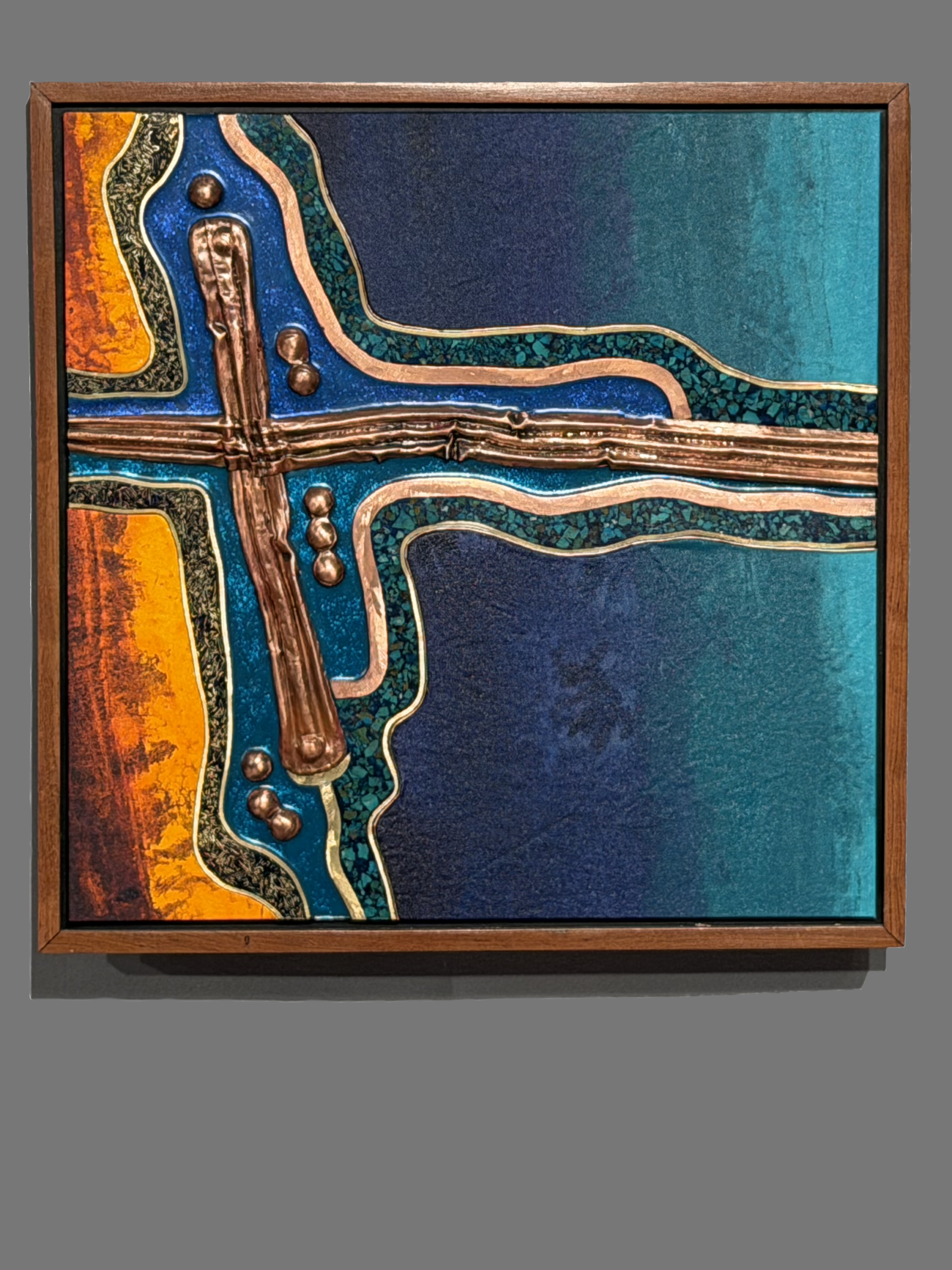 Intersection of Orange and Blue